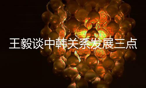 中韩地理相近
	、王毅人和
