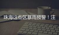 珠海这些区暴雨预警！注意防御
！