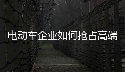 车企企业应该从这些方面入手