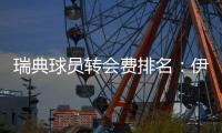瑞典球员转会费排名：伊萨克居首&伊布次席，伊兰加6140万欧第三