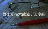 疑出现技术故障�，印度航空一架航班折返香港