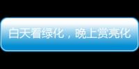 白天看绿化，晚上赏亮化