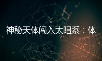 神秘天体闯入太阳系
：体积惊人，秒速疑超60公里，年底到达近地点