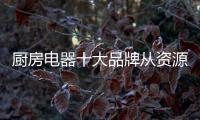 厨房电器十大品牌从资源、渠道、设计三方面谋发展