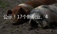 公示�！17个新职业、42个新工种亮相