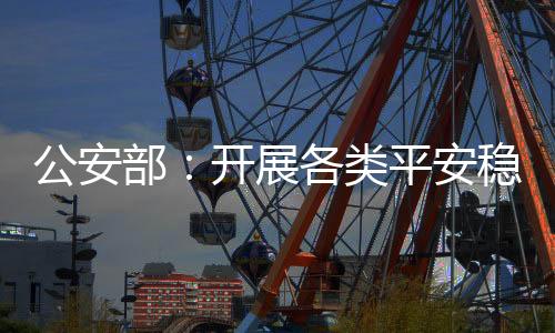 公安储存的部开平安管理