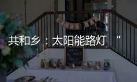 共和乡：太阳能路灯 “点亮”小山村