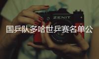 国乒队多哈世乒赛名单公布，王楚钦/孙颖莎混双再携手