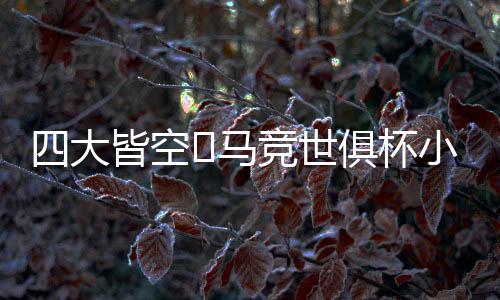 没能收获一座冠军奖杯