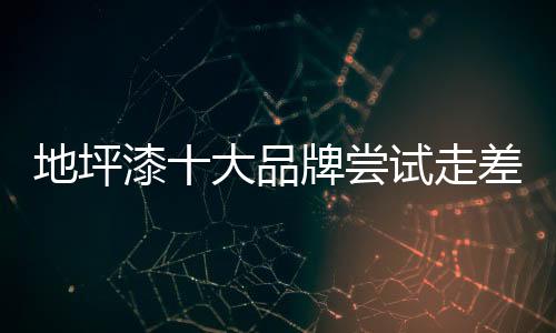才能找到自己的地坪优势所在