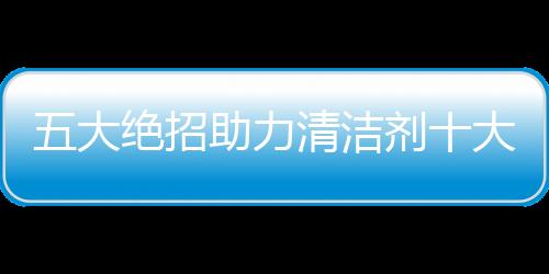 力清清洁剂市场异常火爆
