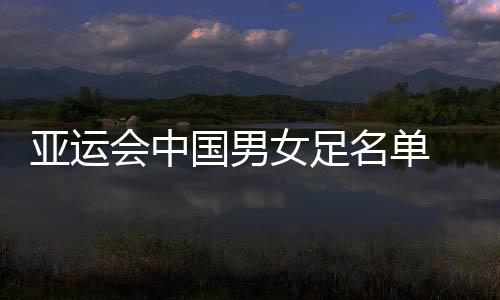 亚运对本队人选进行调整