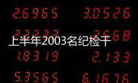 上半年2003名纪检干部被处分�，厅局级95人丨时政周报