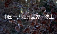 中国十大灶具品牌
：防止雷同 坚持原创设计