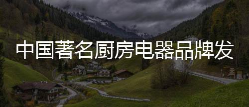 电器点一个厨房电器品牌