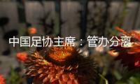 中国足协主席
�：管办分离
，中足联已经获批准成立