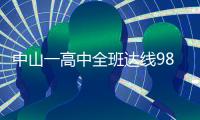 中山一高中全班达线985，平均664.6分