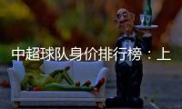 中超球队身价排行榜	：上港超越恒大位居榜首