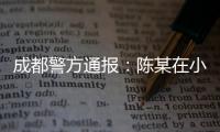成都警方通报：陈某在小区持刀刺伤赵某，已被刑拘