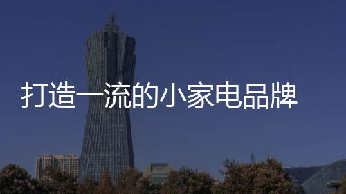 品牌建设则无从谈起