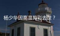 杨少华因高温剪彩去世	
？助理回应：去世原因是肺衰竭