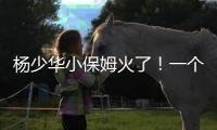 杨少华小保姆火了！一个举动全网泪目，儿子做法却忽视侯耀华劝告