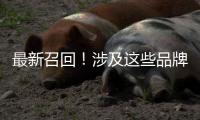 最新召回！涉及这些品牌车辆