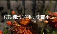 有期徒刑14年
，李吉平受贿案一审宣判