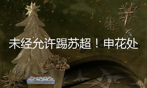 申花20岁的未经新星温竹新