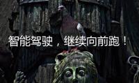 智能驾驶	
，继续向前跑
	！