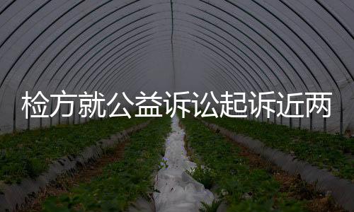 公益包括行政公益诉讼2336件