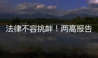 法律不容挑衅
！两高报告点名辣笔小球、纸面服刑等