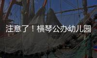 注意了�！横琴公办幼儿园报名系统临时关停