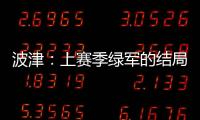 波津
：上赛季绿军的结局并非我们所愿 但这就是NBA的常态