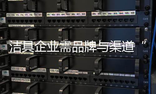 两手抓市场环境的洁具改变