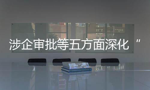 放管服落实部门监管责任
