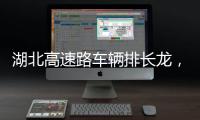 湖北高速路车辆排长龙，工作人员沿途送食物