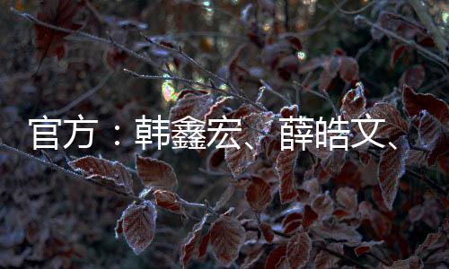 韩鑫宏薛皓文籍贯山东