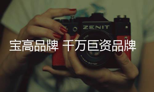 正式争当“十大品牌”
