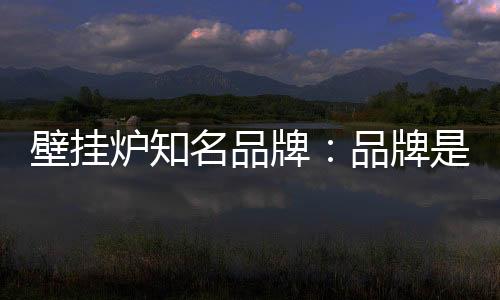 壁挂炉企业想要脱颖而出