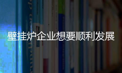 许多壁挂炉企业在相当时间内