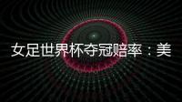 女足世界杯夺冠赔率：美国冲冠中国1赔251