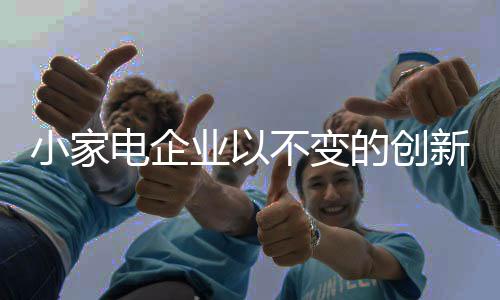 变的变小家电行业需要创新