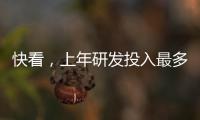 快看，上年研发投入最多的100家企业�
！