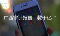 广西审计报告：数十亿“三保”资金管理不善，财政暂付款不减反增