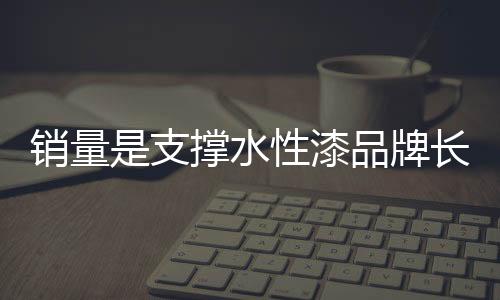 支撑水性漆行业也不例外