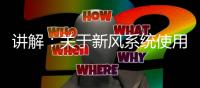 讲解
：关于新风系统使用费用及维护费用问题