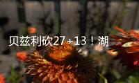 贝兹利砍27+13！湖媒：还用找其他内线	
？至少给他个训练营合同