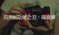 贝壳粉功能之五

：隔音降噪