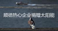 顺德热心企业捐赠太阳能路灯，用爱心照亮永泰小学校园